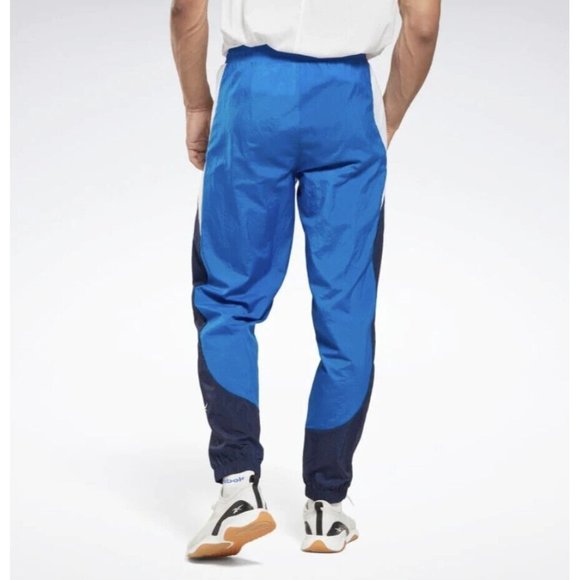 Reebok HT1687 Training Woven Performance Joggers Vector Blue ( M ) - Picture 2 of 5